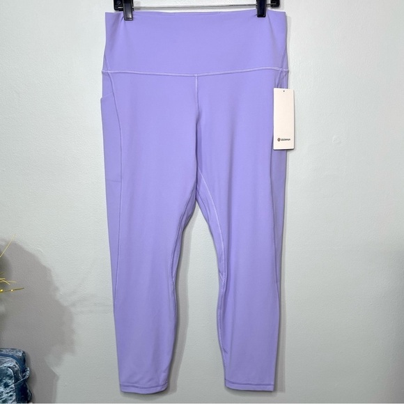 Lululemon Align High Rise Pant with Pockets Purple Lilac Smoke 14 Nwt - Picture 5 of 12